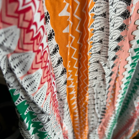 Colorful Striped Kaftan Dress One Size - Picture 11 of 14